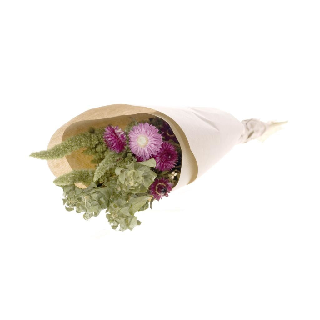 Fleurs sèches roses de forêt mélangées