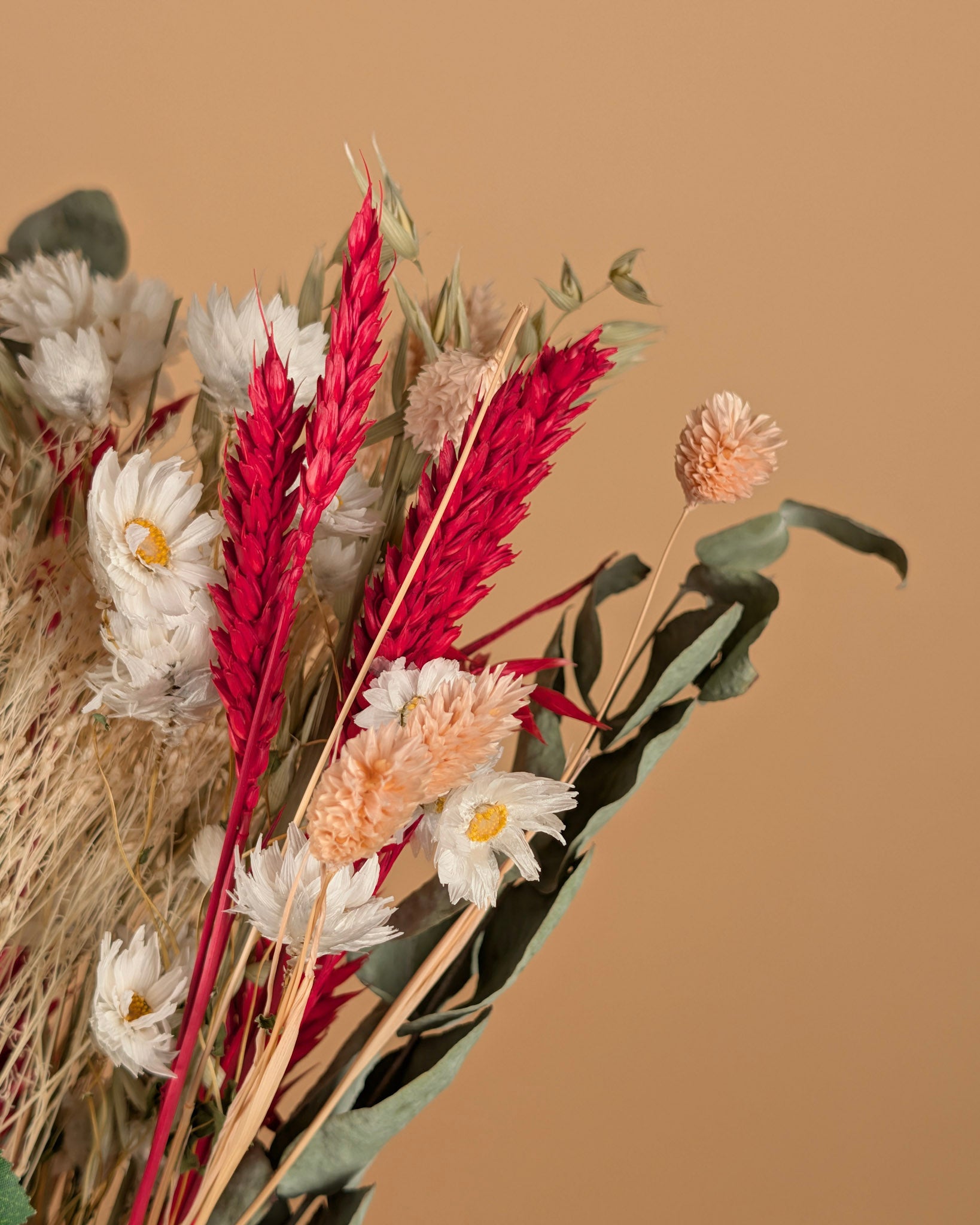 Droogboeket – Romantic Red Touch