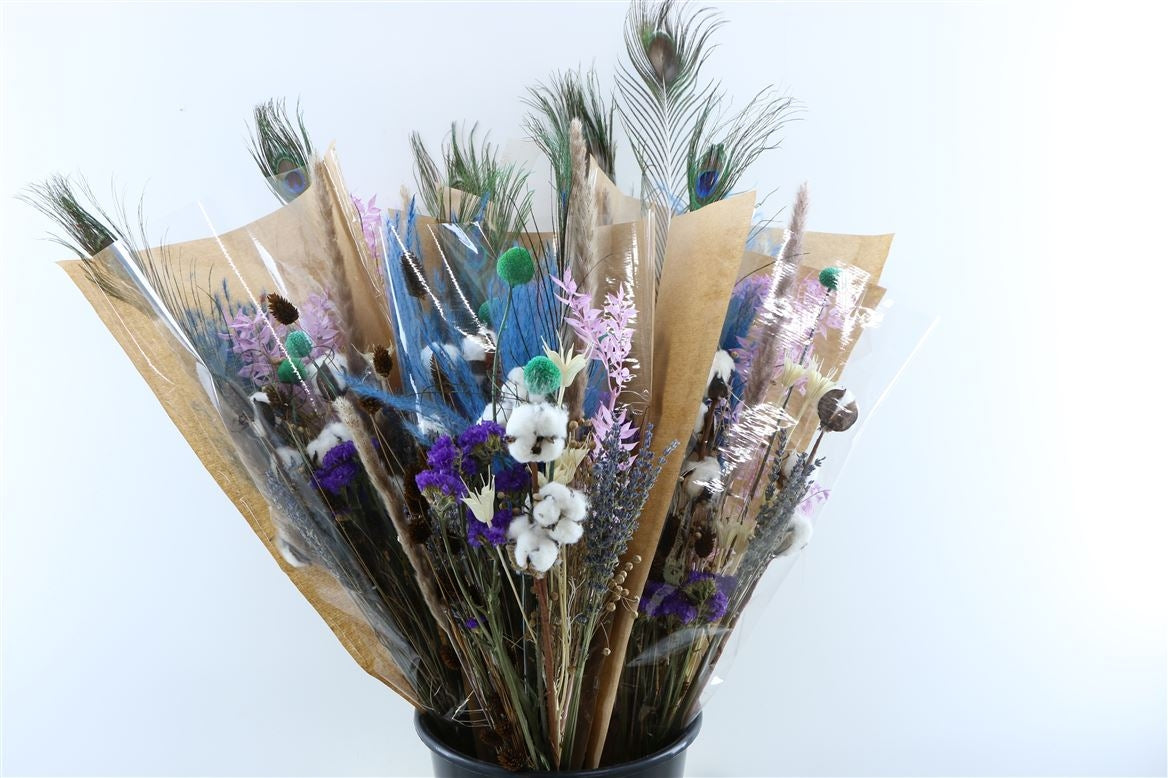 Bouquet séché New York Bleu