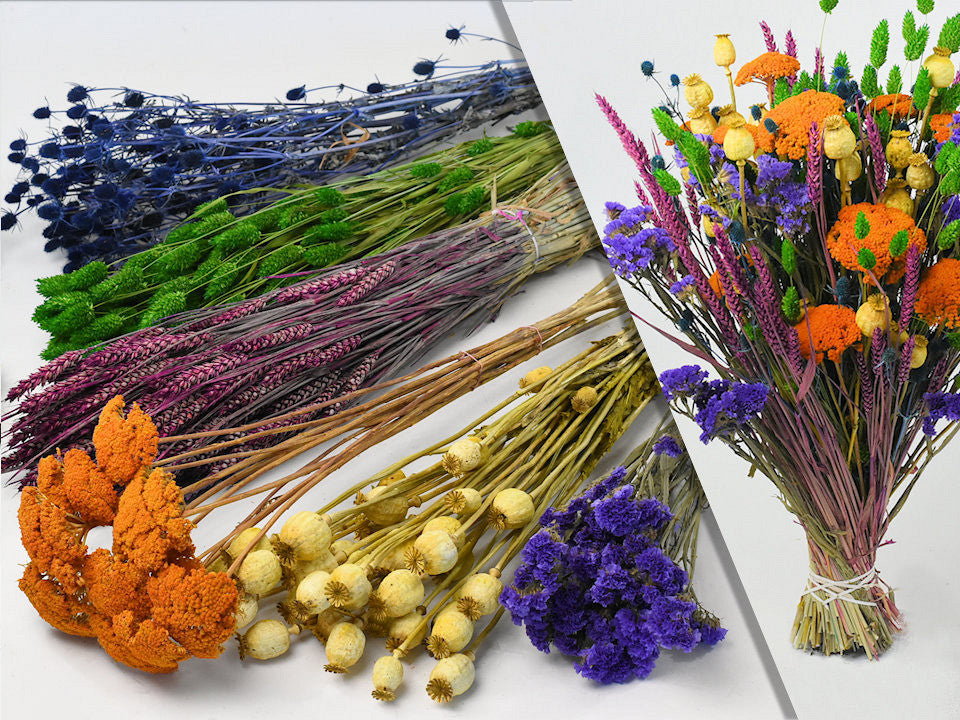 DIY Trockenblüten Bouquet Vintage xl