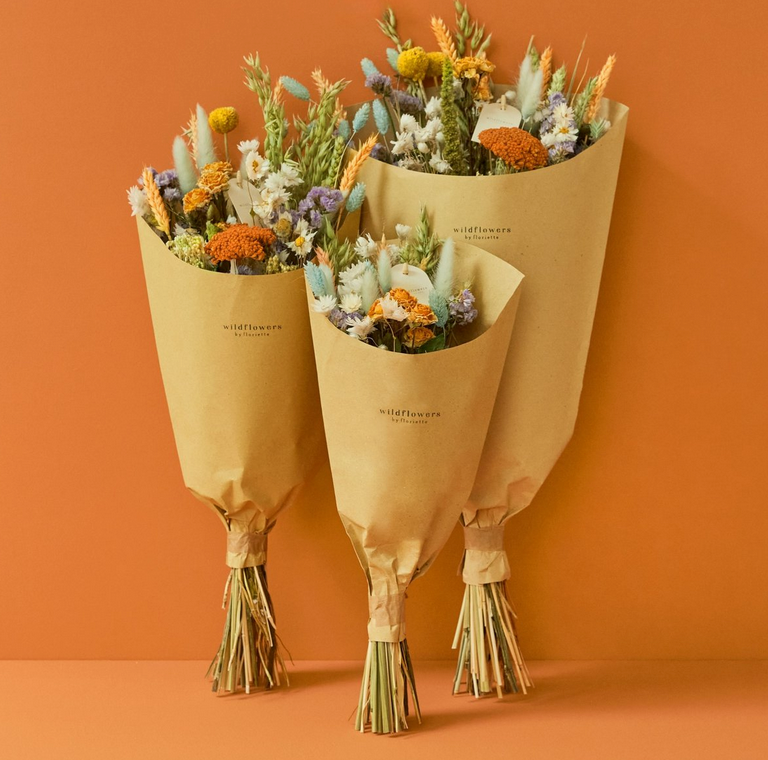 Pastel Delight – Droogbloemen Veldboeket (50 cm)