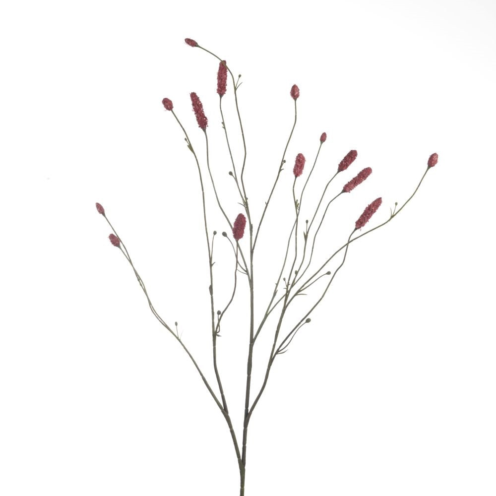 Branche d'Eremurus en soie – Orange chaud (107 cm)