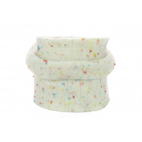 Filzkonfeti von 15 cm Breite in verschiedenen Farben