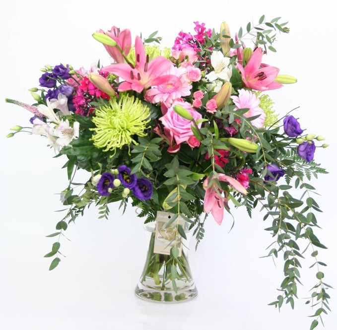 Bouquet doux fleurs weelde merci