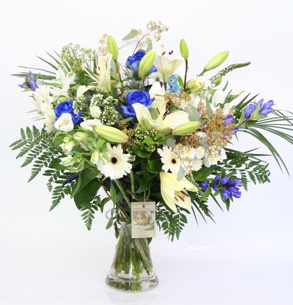 Bouquet Azur Blauw Birth