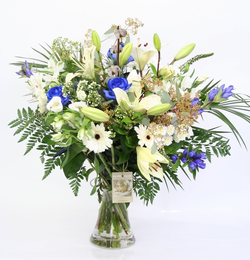 Bouquet Azur Blauw Verloven and Getting married