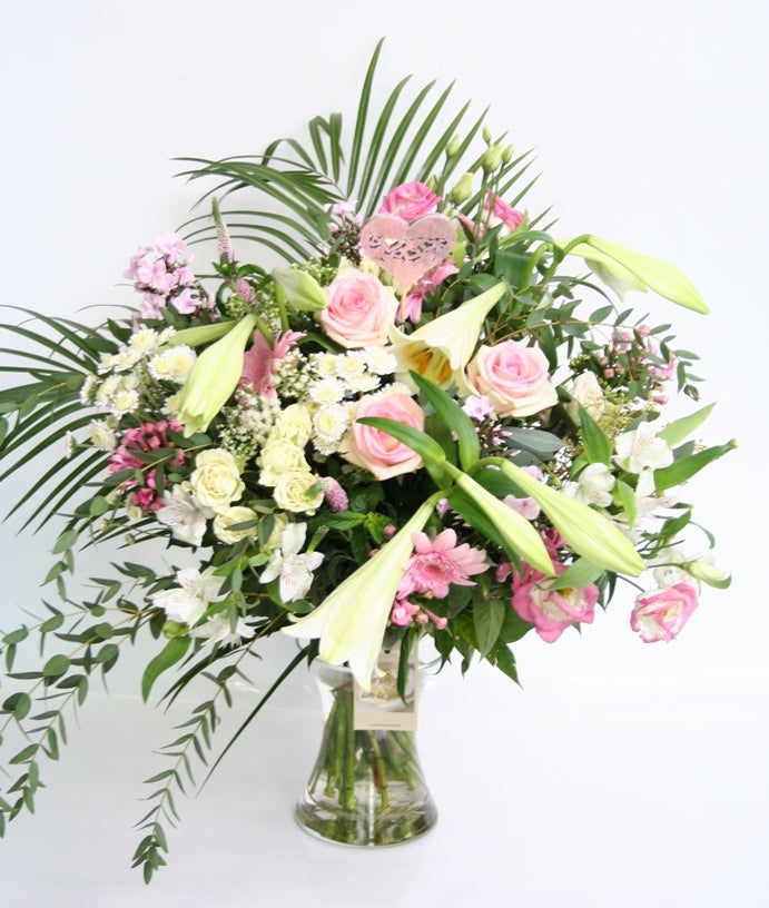 Bouquet Tendresshe Rose Blanc Amour romantique