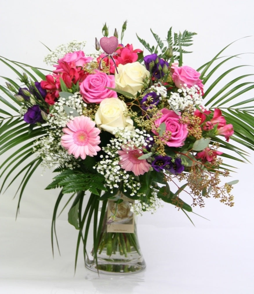 Romantisme rose floral bouquet