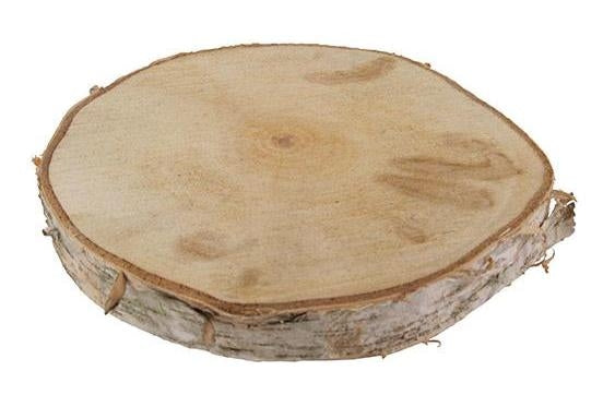 Birch disk around natural each