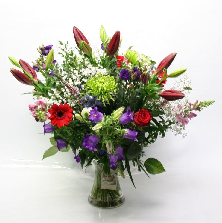 Bouquet Bloemen Passion Congratulations