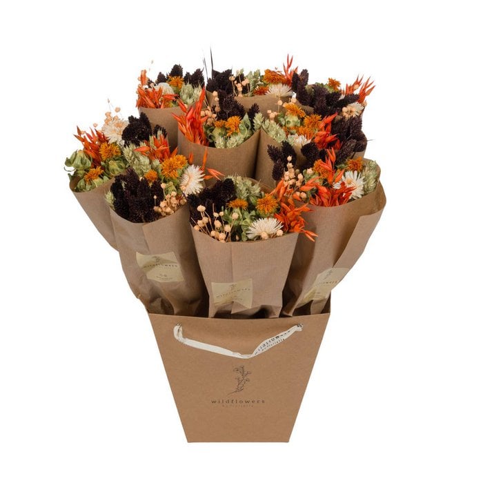 Gedroogde Bloemen - Markt Meer - Donker Amber