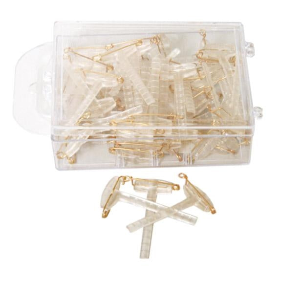 Corsageclips 5 cm 50 par boîte