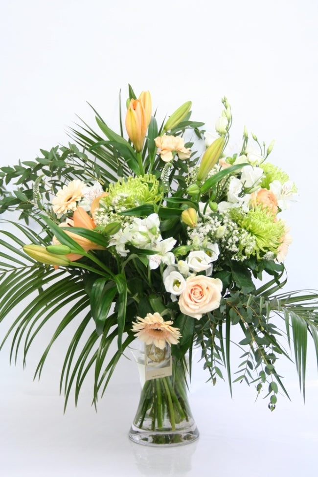 Bouquet Bloemen Apricut Sedner danke