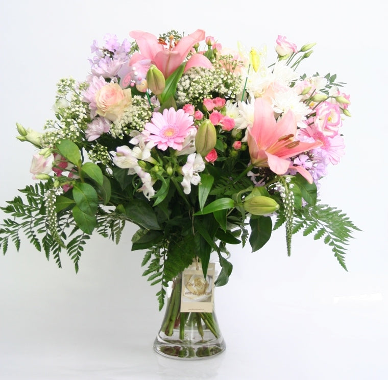 Bouquet of Flowers Pink Passion living together