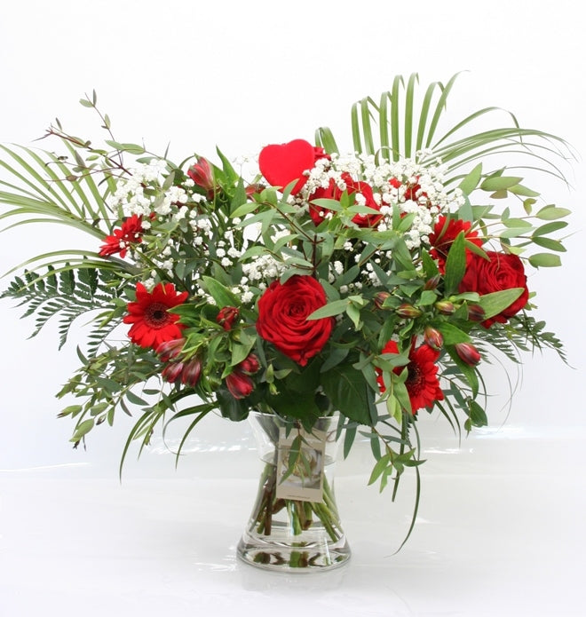 Bouquet Fleurs Love Ballade rouge