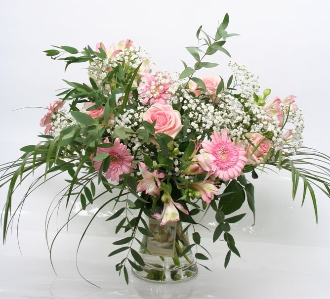 Bouquet flowers sweet pink congratulations