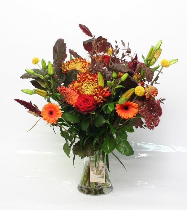 Bouquet of flowers Fiery Autumn Thanks