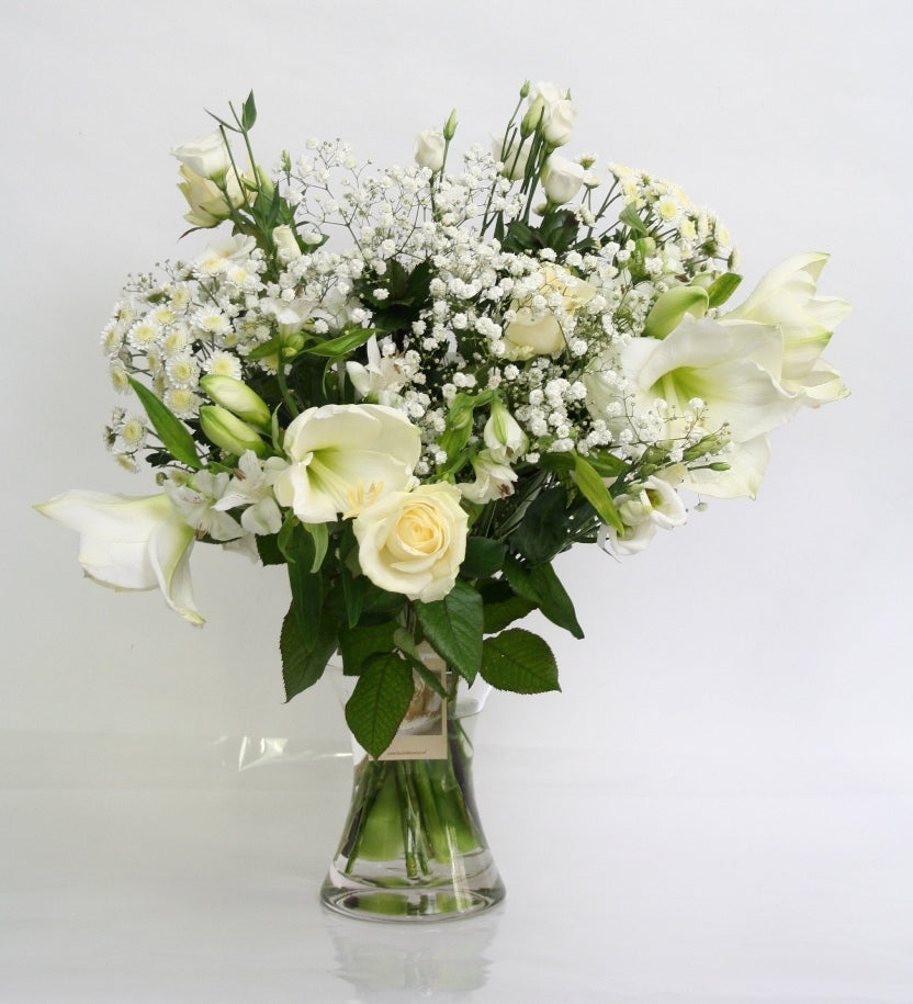 Bouquet flowers excluding winters white thanks