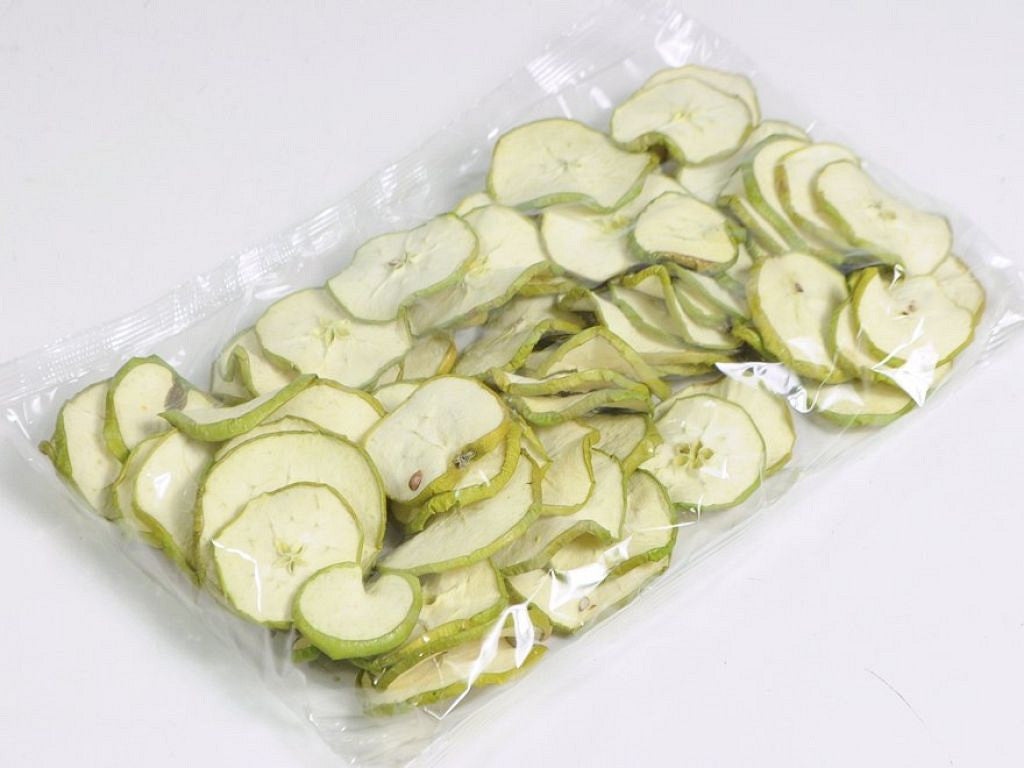 Apple slices green 250gr