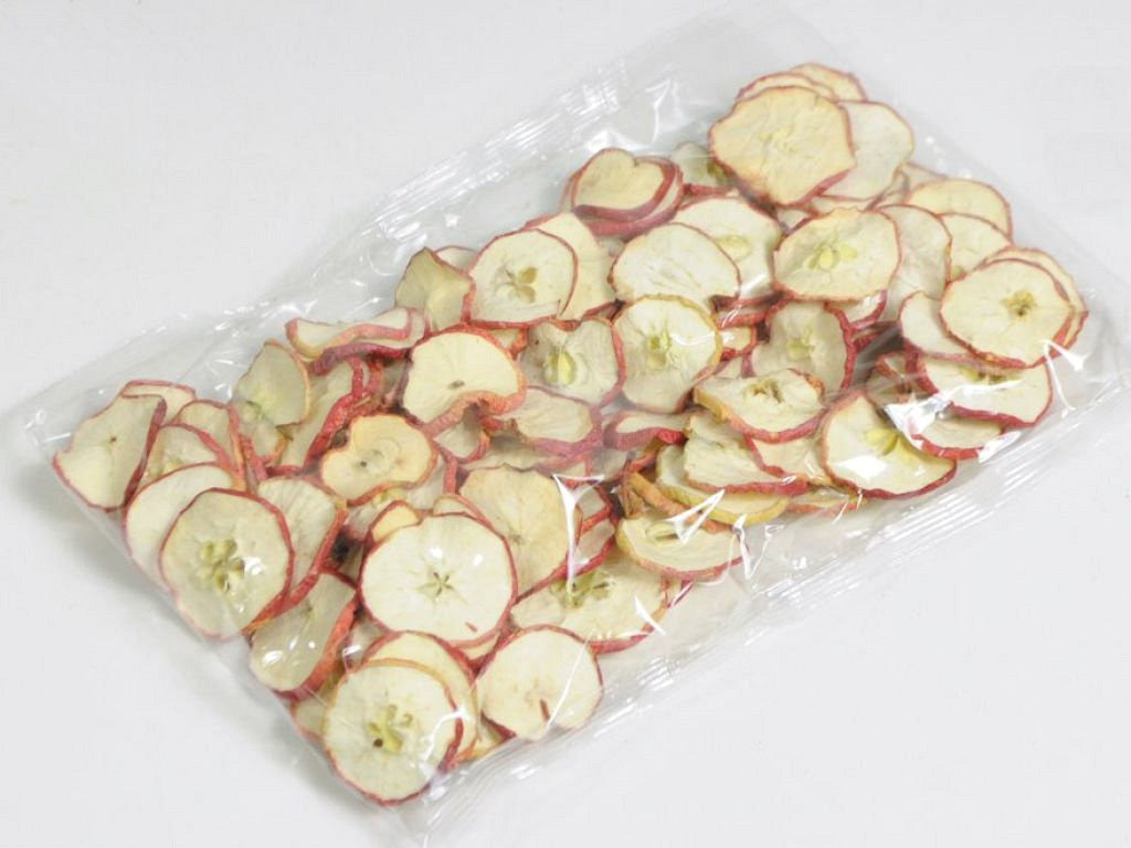 Apple slices red 250gr