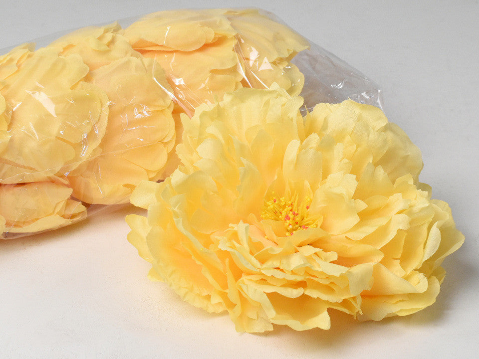 Peony Yellow D18CM