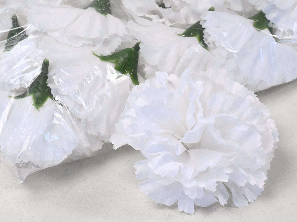 Carnation White D9cm