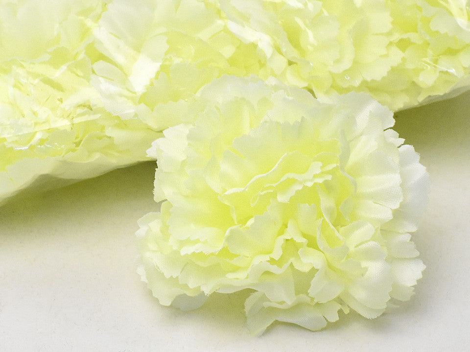 Carnation yellow/cream D9cm