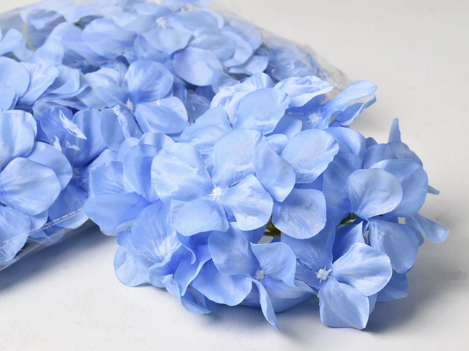 Hortensia tête bleu clair d16cm