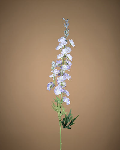 Branche de delphinium en soie – Violet lavande (85 cm)