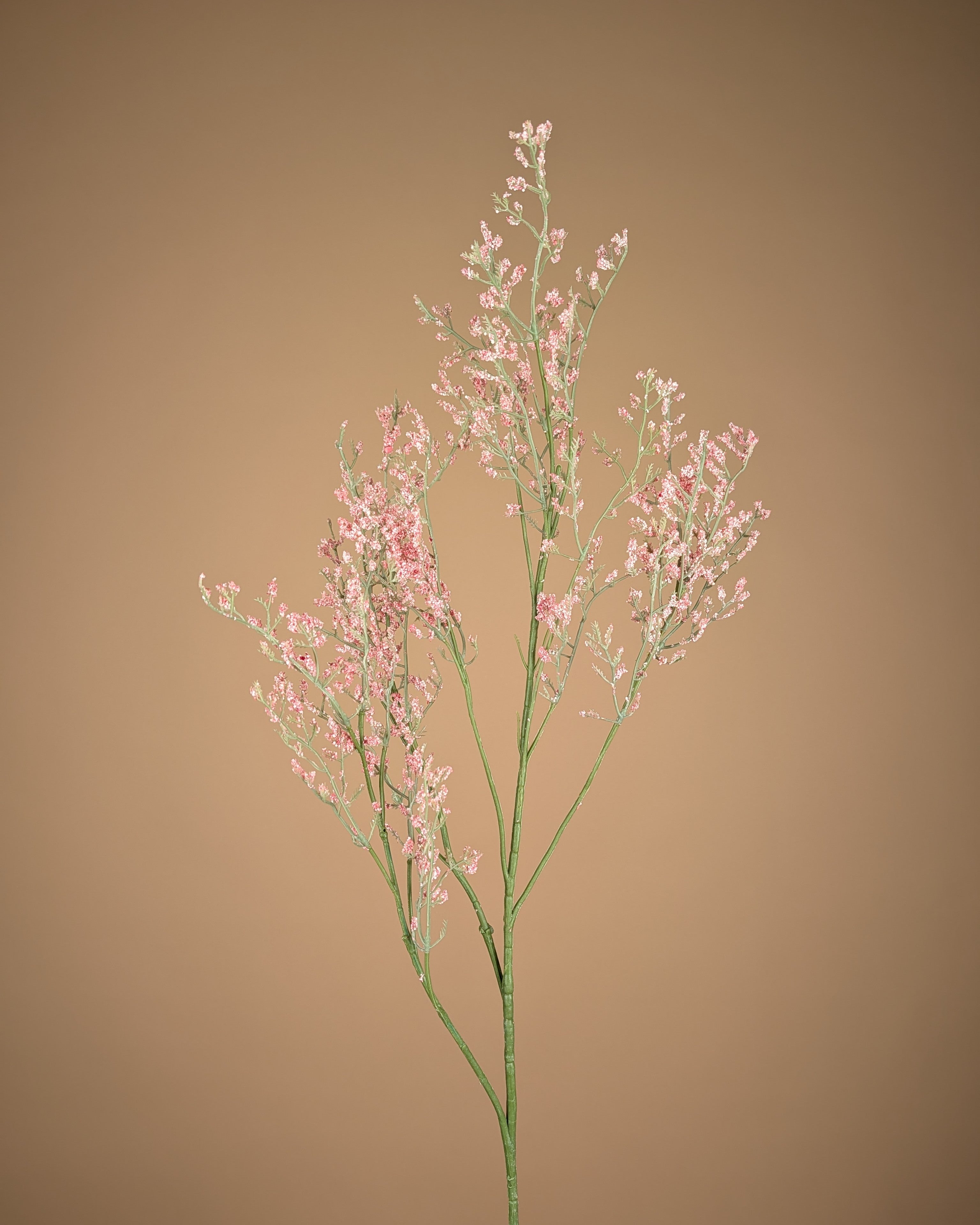 Branche de limonium en soie – Rose tendre (82 cm)