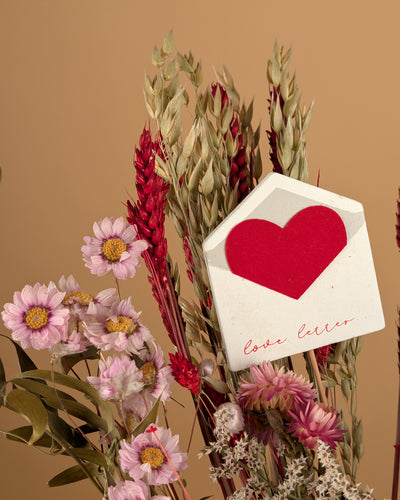 Amour de bouquet de séchage