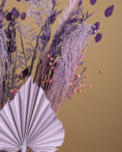 Bouquet de séchage violet