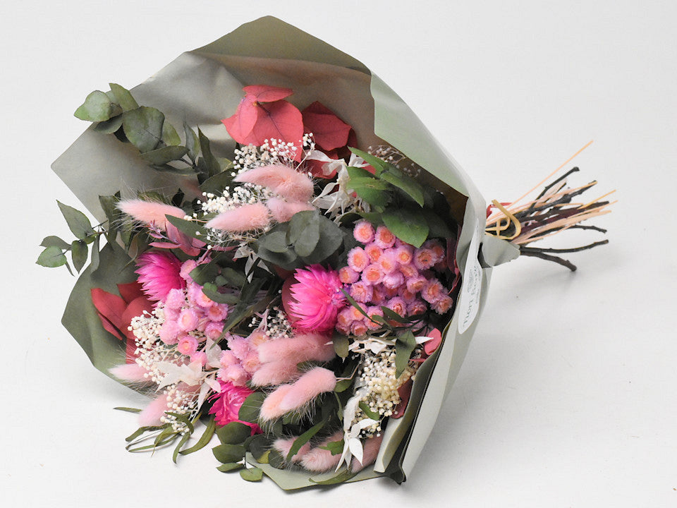 Droogbloemen Boeket Roze