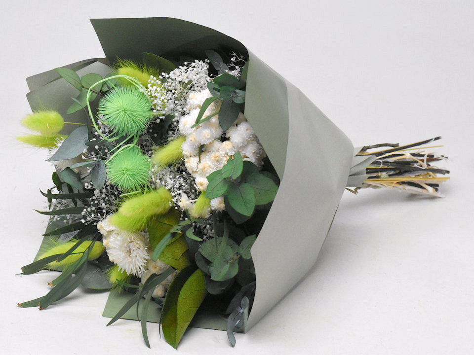 Droogbloemen Boeket Groen 40cm