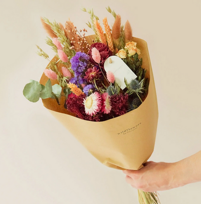 Délice de Bourgogne – Bouquet de fleurs séchées des champs (60 cm)