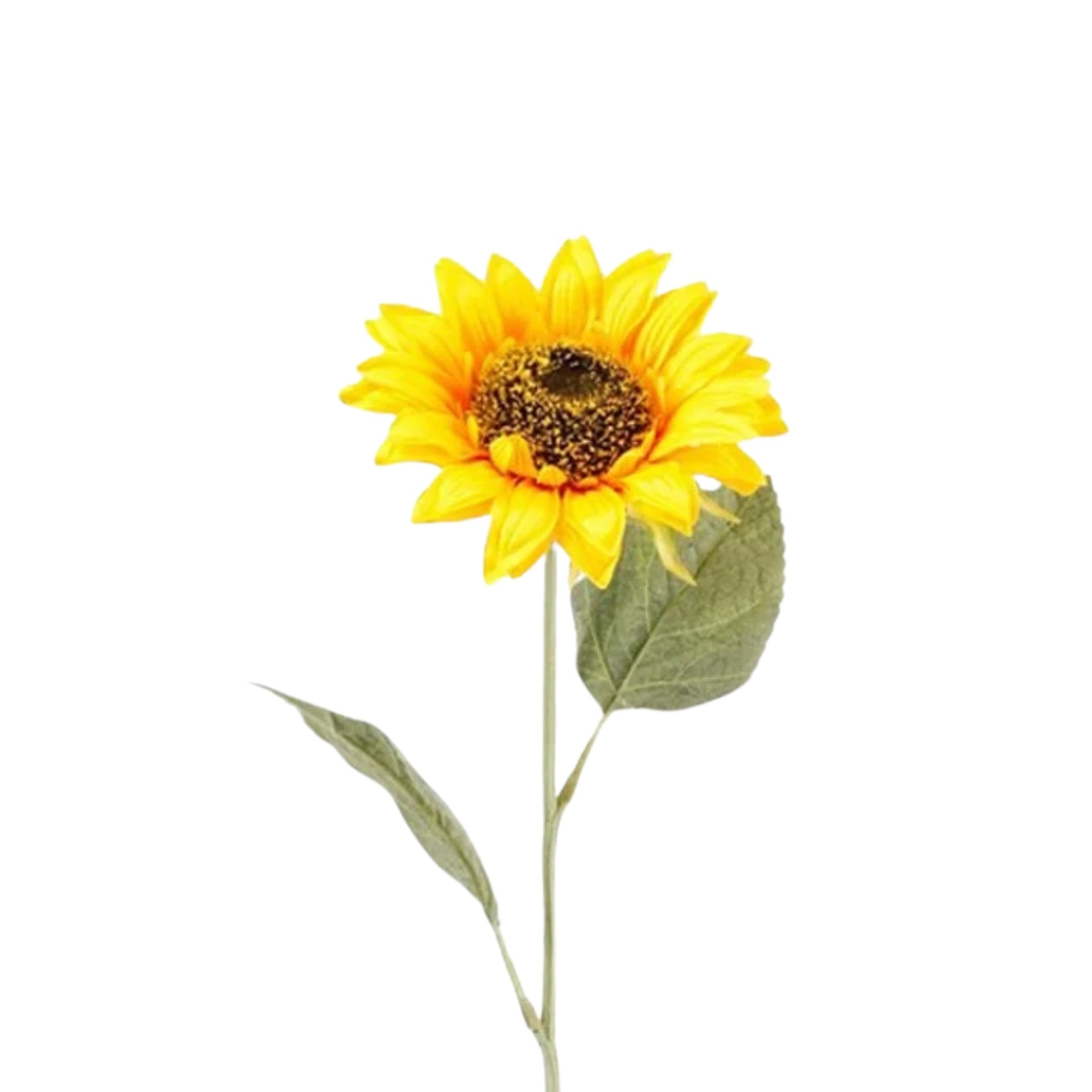 Tournesol en soie – Jaune (62 cm)