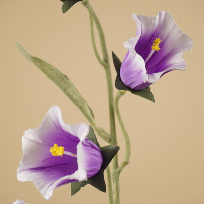 Branche de campanule soyeuse – Violette (80 cm)
