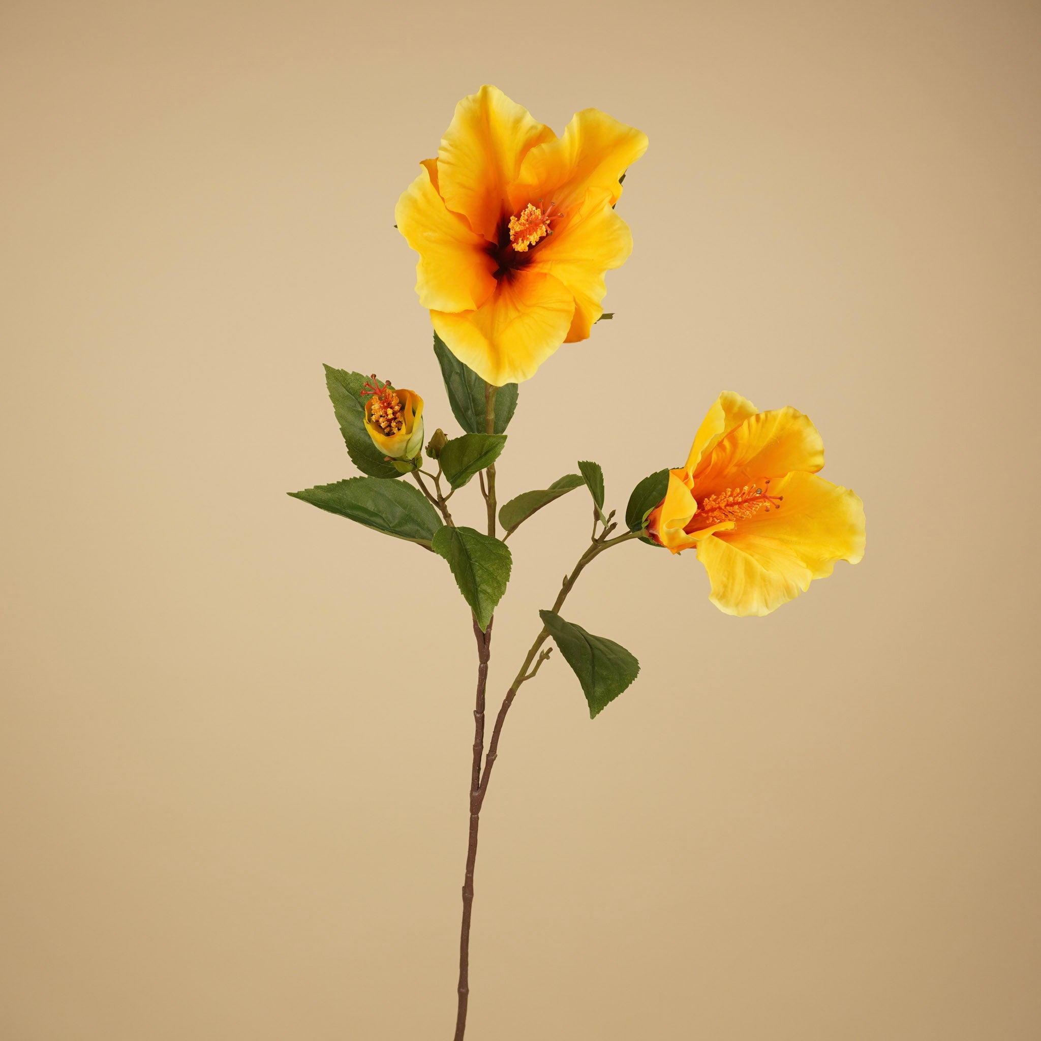 Branche de fleur de pêcher en soie – Rose clair (128 cm)