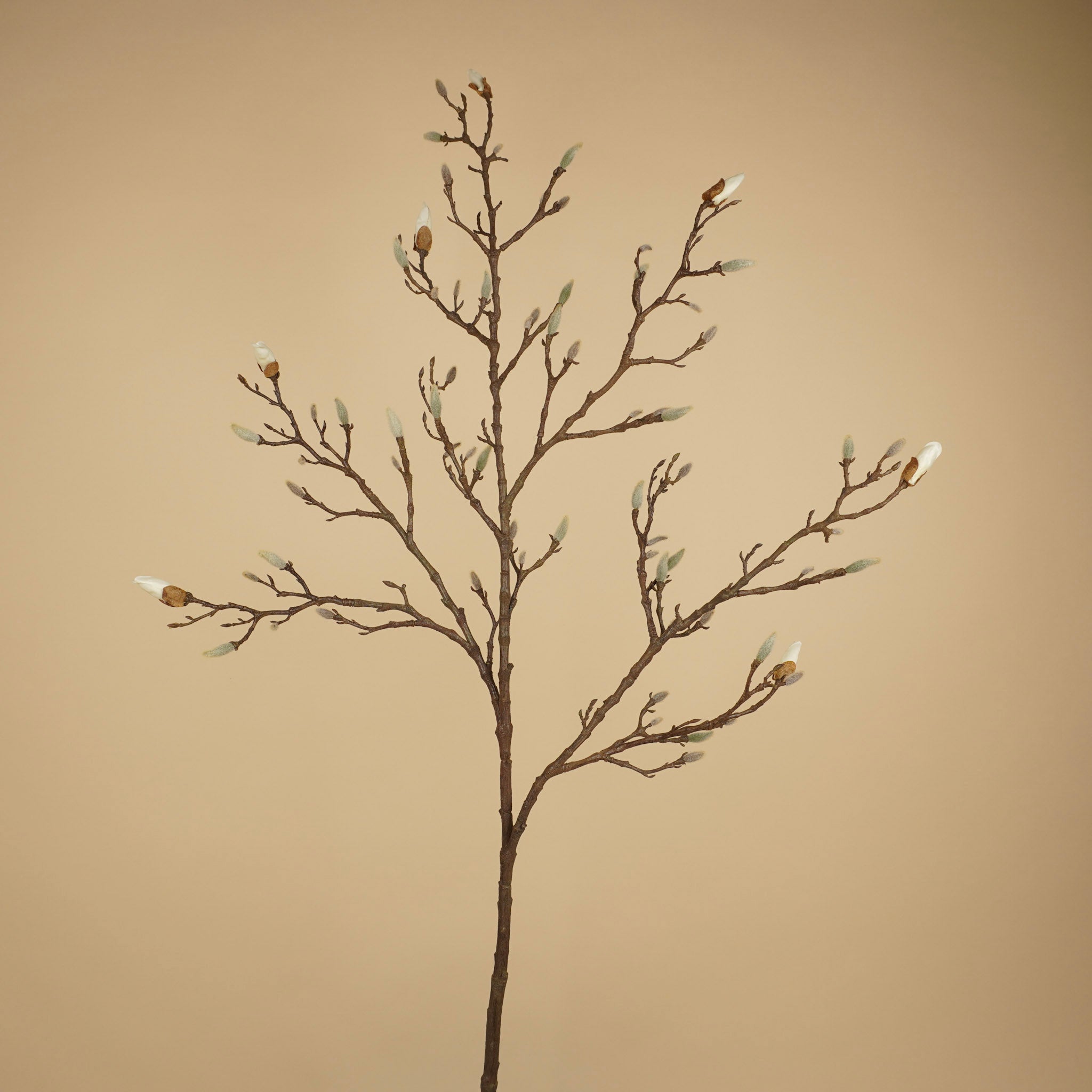 Branche d'Eremurus en soie – Orange chaud (107 cm)