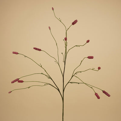 Branche d'Eremurus en soie – Orange chaud (107 cm)