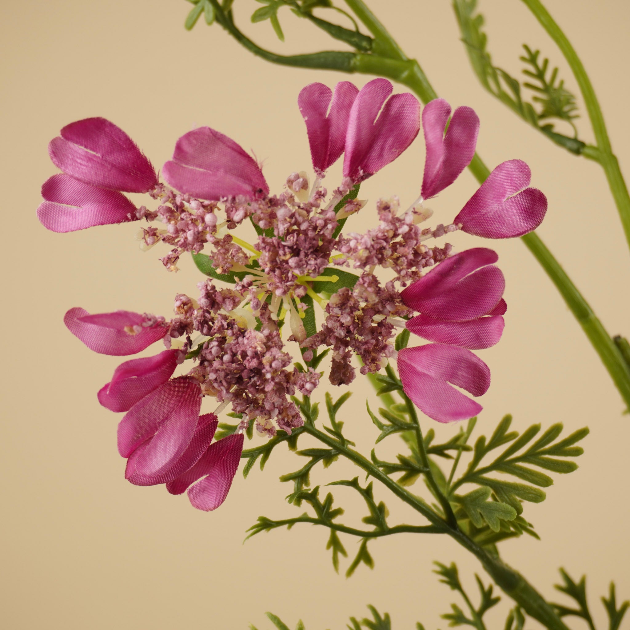 Branche de fleur de pêcher en soie – Rose clair (128 cm)